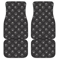 Karate Gi Pattern Print Front and Back Car Floor Mats