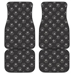 Karate Gi Pattern Print Front and Back Car Floor Mats