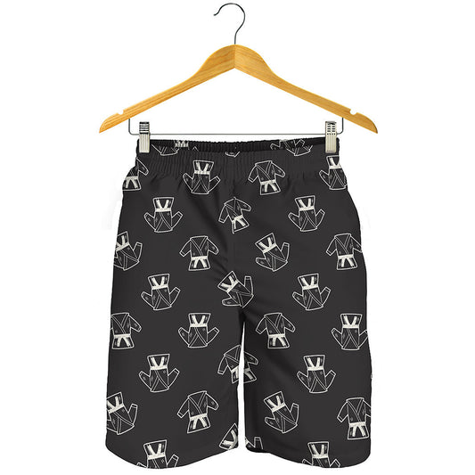 Karate Gi Pattern Print Men's Shorts