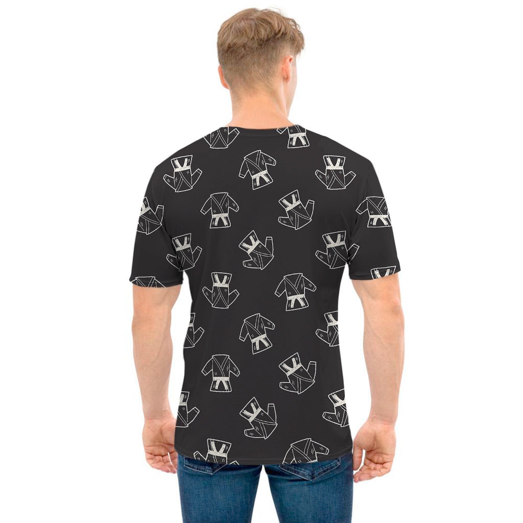 Karate Gi Pattern Print Men's T-Shirt