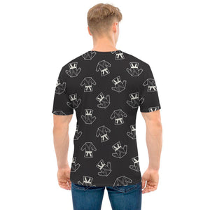 Karate Gi Pattern Print Men's T-Shirt