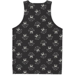 Karate Gi Pattern Print Men's Tank Top
