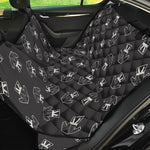 Karate Gi Pattern Print Pet Car Back Seat Cover