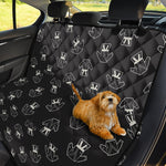 Karate Gi Pattern Print Pet Car Back Seat Cover