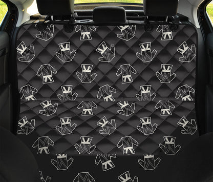 Karate Gi Pattern Print Pet Car Back Seat Cover