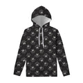 Karate Gi Pattern Print Pullover Hoodie