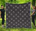 Karate Gi Pattern Print Quilt