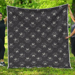 Karate Gi Pattern Print Quilt