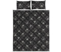 Karate Gi Pattern Print Quilt Bed Set
