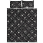 Karate Gi Pattern Print Quilt Bed Set
