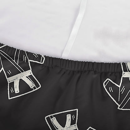 Karate Gi Pattern Print Sofa Cover