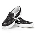 Karate Gi Pattern Print White Slip On Sneakers