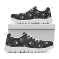 Karate Gi Pattern Print White Running Shoes