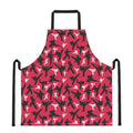 Karate Pattern Print Apron