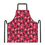 Karate Pattern Print Apron