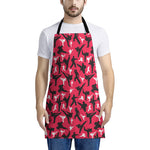 Karate Pattern Print Apron