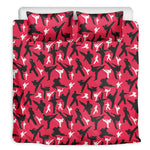 Karate Pattern Print Duvet Cover Bedding Set
