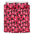 Karate Pattern Print Duvet Cover Bedding Set