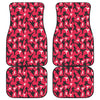 Karate Pattern Print Front and Back Car Floor Mats