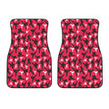 Karate Pattern Print Front Car Floor Mats