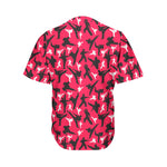 Karate Pattern Print Men's Baseball Jersey