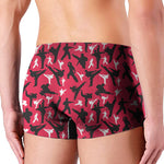Karate Pattern Print Men's Boxer Briefs