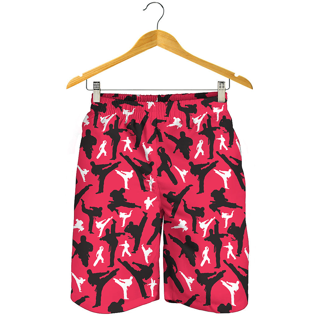 Karate Pattern Print Men's Shorts