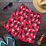 Karate Pattern Print Men's Shorts