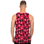 Karate Pattern Print Men's Tank Top