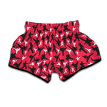 Karate Pattern Print Muay Thai Boxing Shorts