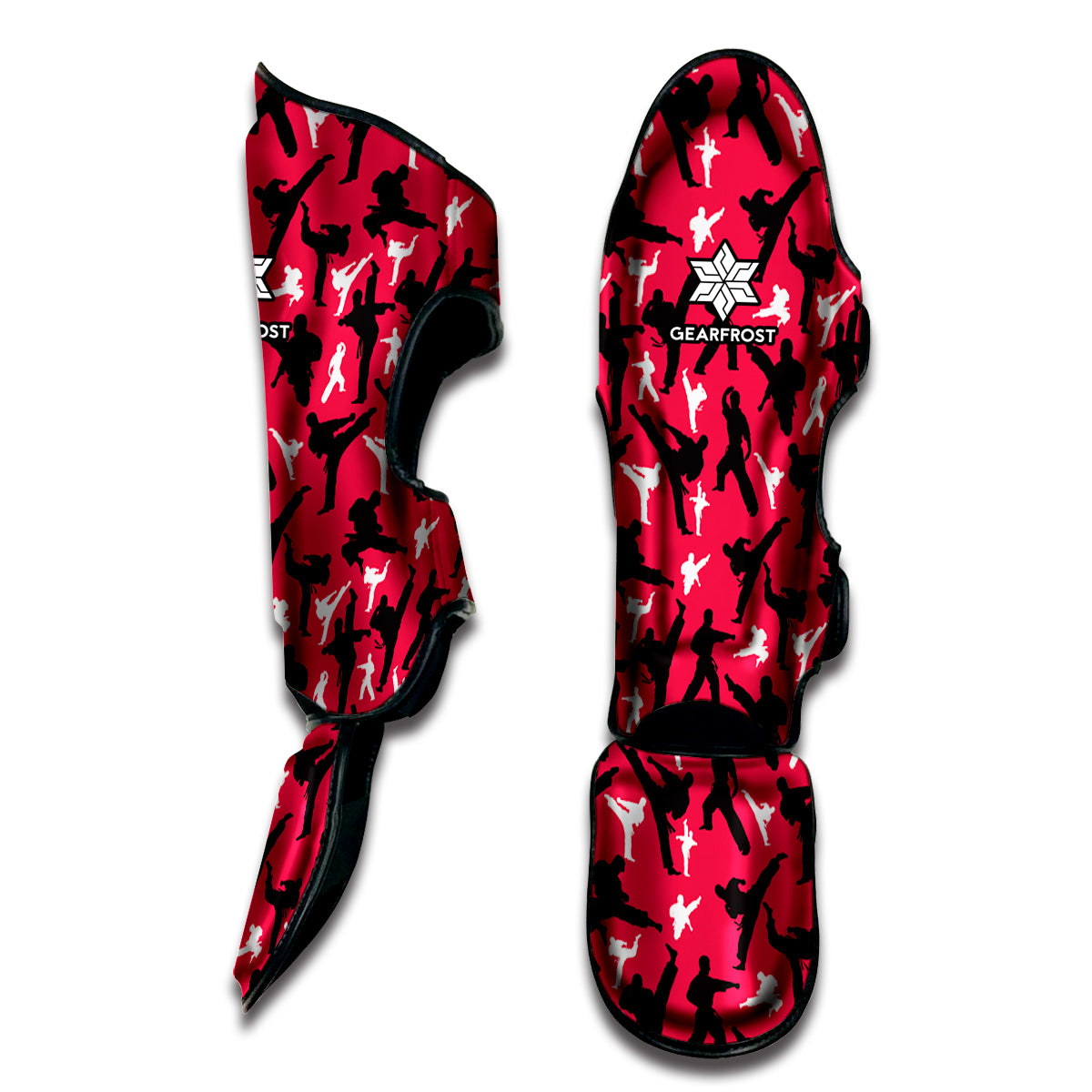 Karate Pattern Print Muay Thai Shin Guard