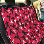Karate Pattern Print Pet Car Back Seat Cover