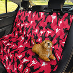 Karate Pattern Print Pet Car Back Seat Cover