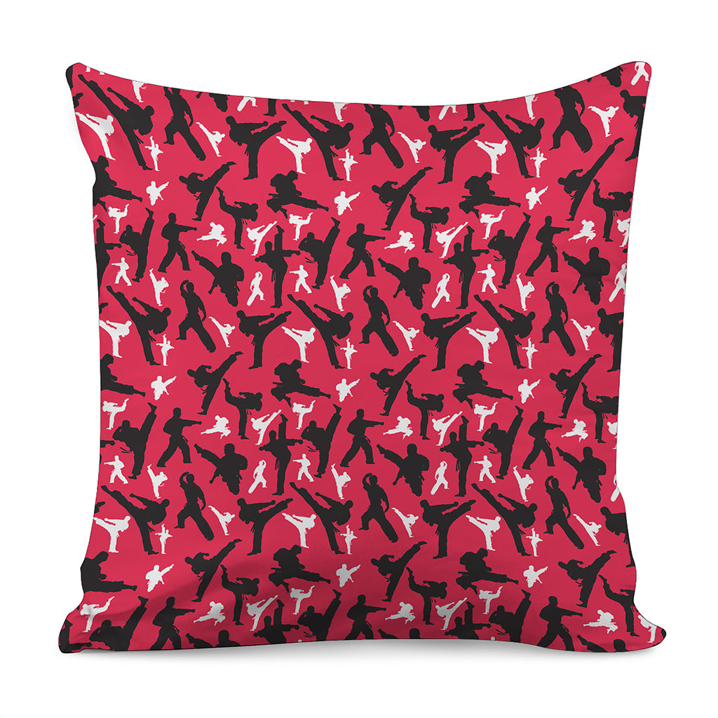 Karate Pattern Print Pillow Cover