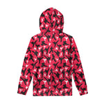 Karate Pattern Print Pullover Hoodie