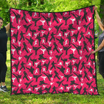 Karate Pattern Print Quilt