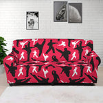 Karate Pattern Print Sofa Cover