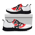 Karate Text Print Black Sneakers