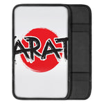 Karate Text Print Car Center Console Cover