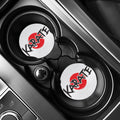 Karate Text Print Car Coasters
