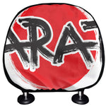 Karate Text Print Car Headrest Covers