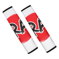 Karate Text Print Car Seat Belt Covers