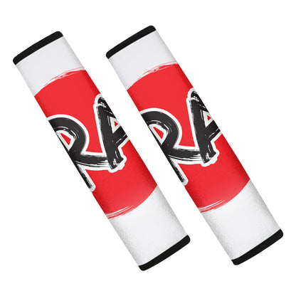 Karate Text Print Car Seat Belt Covers