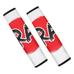 Karate Text Print Car Seat Belt Covers