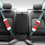 Karate Text Print Car Seat Belt Covers