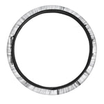 Karate Text Print Car Steering Wheel Cover