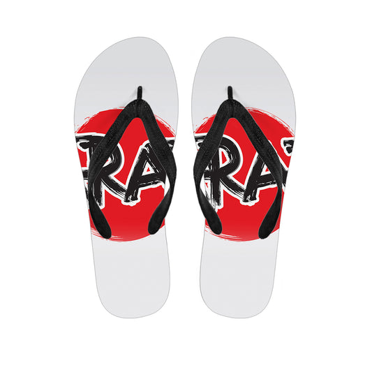 Karate Text Print Flip Flops