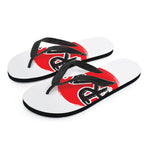 Karate Text Print Flip Flops