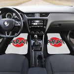 Karate Text Print Front Car Floor Mats