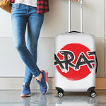 Karate Text Print Luggage Cover